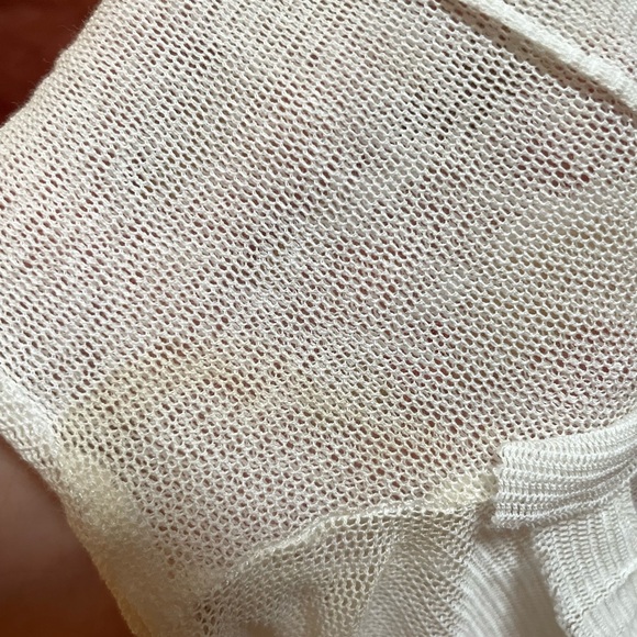 For Love & Lemons Cosmos Pintuck Blouse in White - Picture 6 of 6